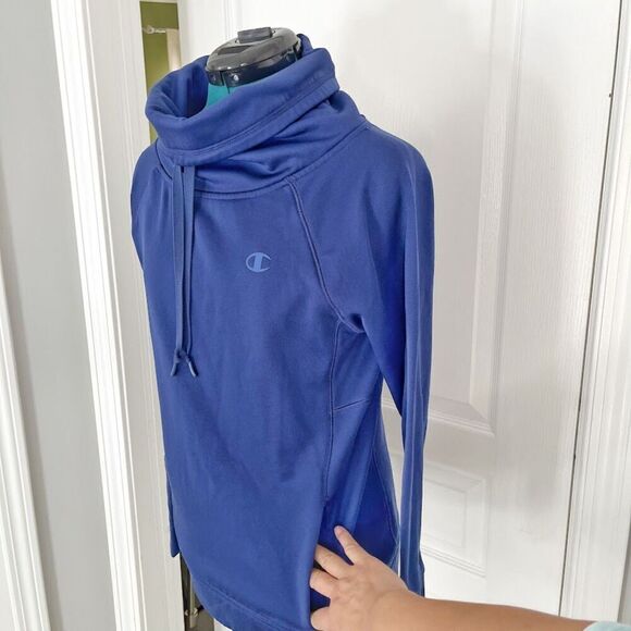 Champion Powertrain Duofold Cowlneck Pocket Long Sleeve Warm Pullover Sweatshirt - Picture 8 of 14